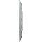 Ekena Millwork Blackthorne Ceiling Medallion (Fits Canopies up to 4 7/8"), 11 3/4"OD x 3 5/8"ID x 1"P, Primed White CM11BL - alternate 3